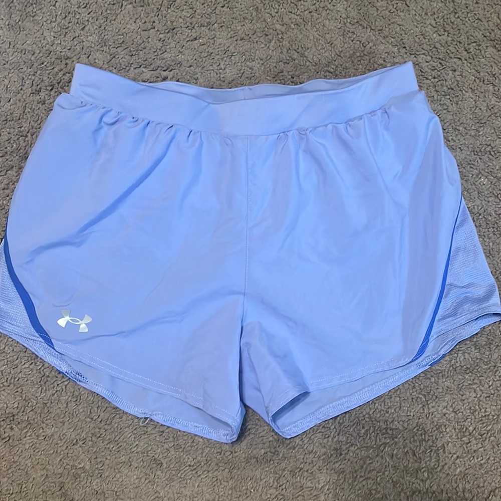 UnderArmor heat gear blue shorts